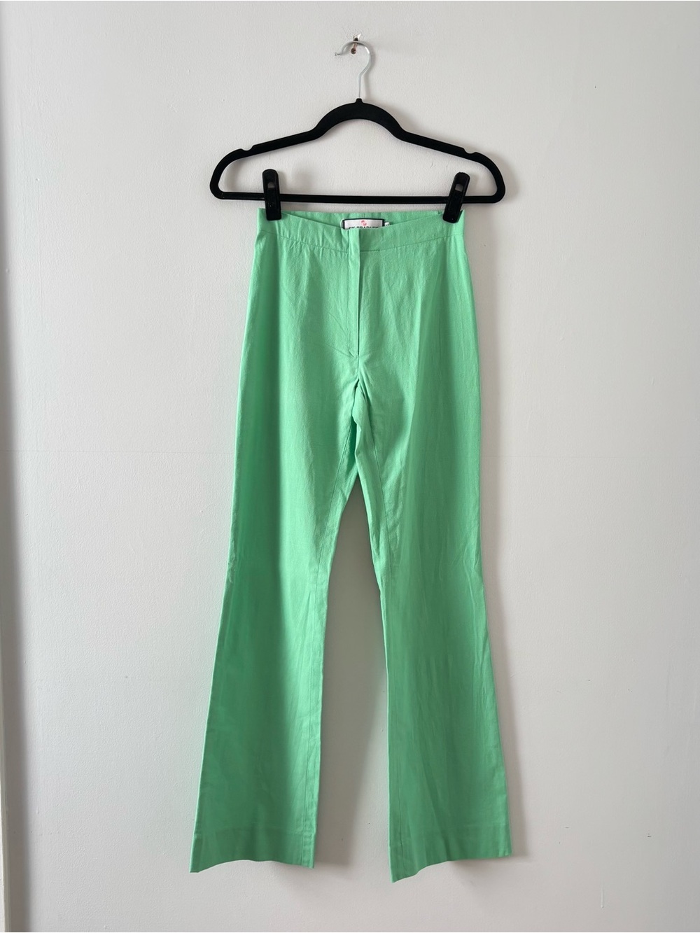 CK Bradley NWT Meister Pant Stretch Linen Wide Leg Bottoms Trousers Green
